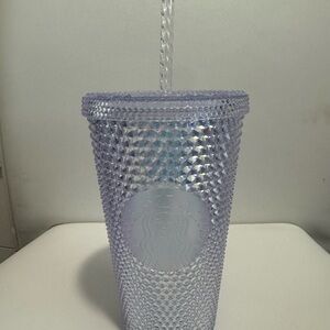 Starbucks Purple iridescent Studded Tumbler with Straw 16oz